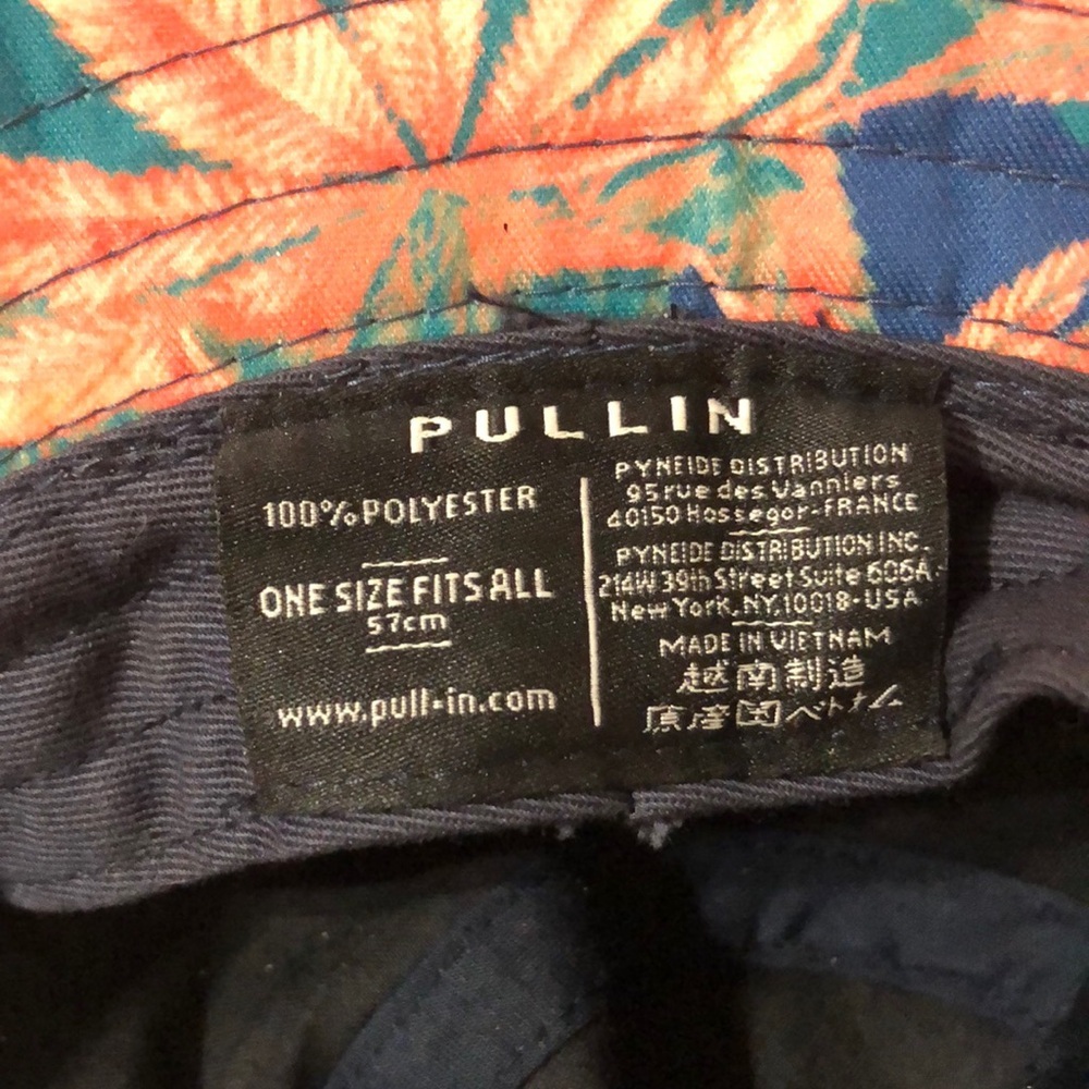 Pull In Colorful Mj Leaf Pattern Bucket Hat - image 4